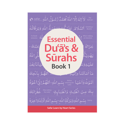 Essential Du'a's & Surahs-South Asian Script (Set of 2 Books)